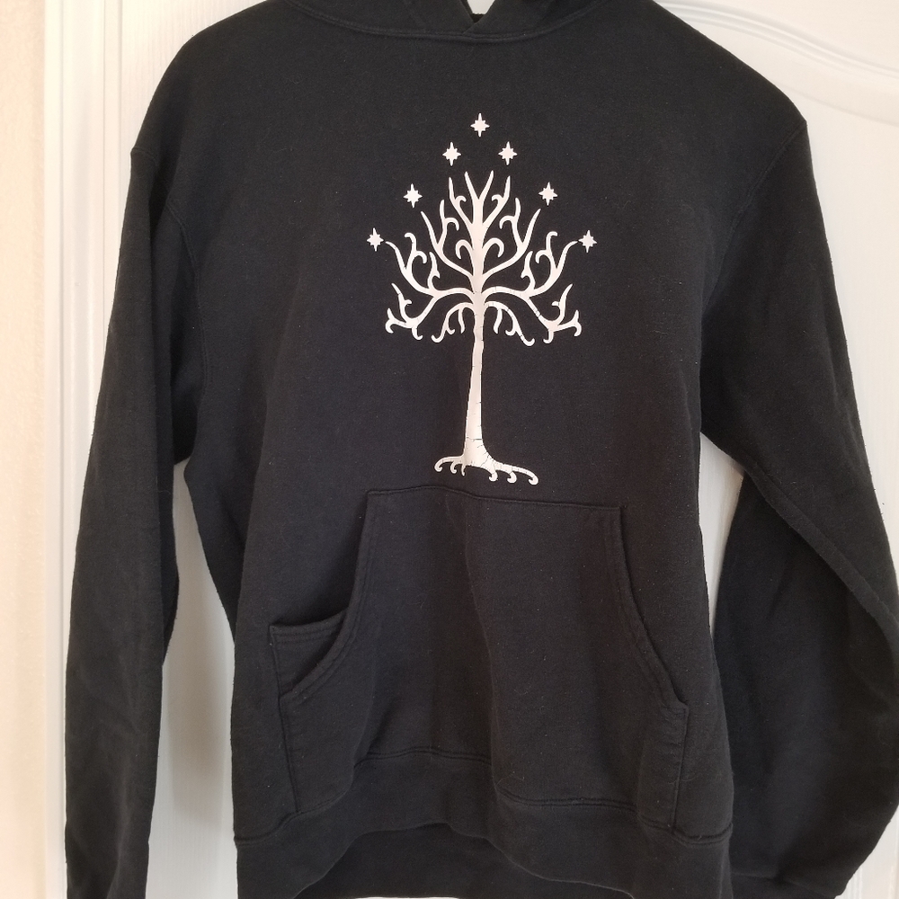 Mens navy Lord of the Rings - White Tree of Gondor sweatshirt, size M